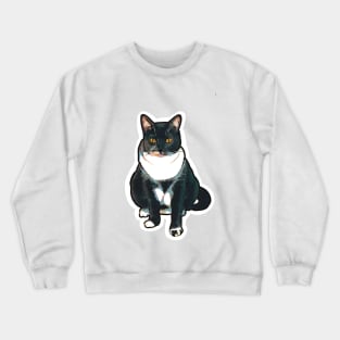 Judgmental Tuxedo Cat Crewneck Sweatshirt